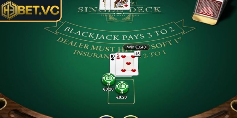 Blackjack H3BET Online Từ Bước Đầu Đến Chiến Thuật Nâng Cao 2 Kiến thức cơ bản về luật Blackjack khi trải nghiệm trực tuyến