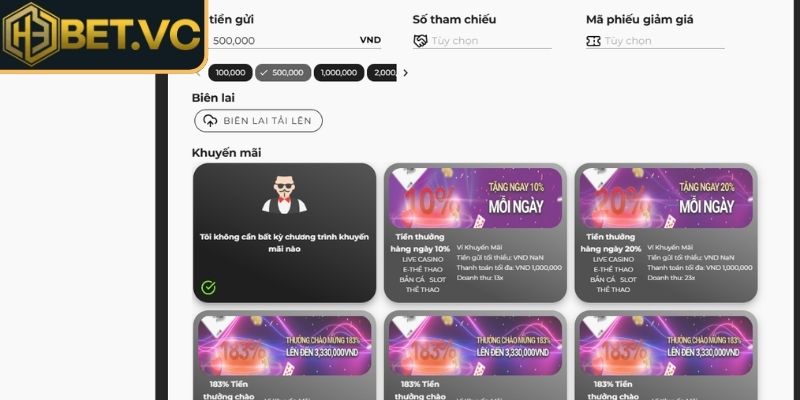 Nạp Tiền H3bet – Hướng Dẫn Chi Tiết Và Các Phương Thức 3 Xác nhận và hoàn tất giao dịch nạp tiền H3Bet